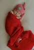 Merino Wool Baby Blanket and Merino Wool Hat Gift Set