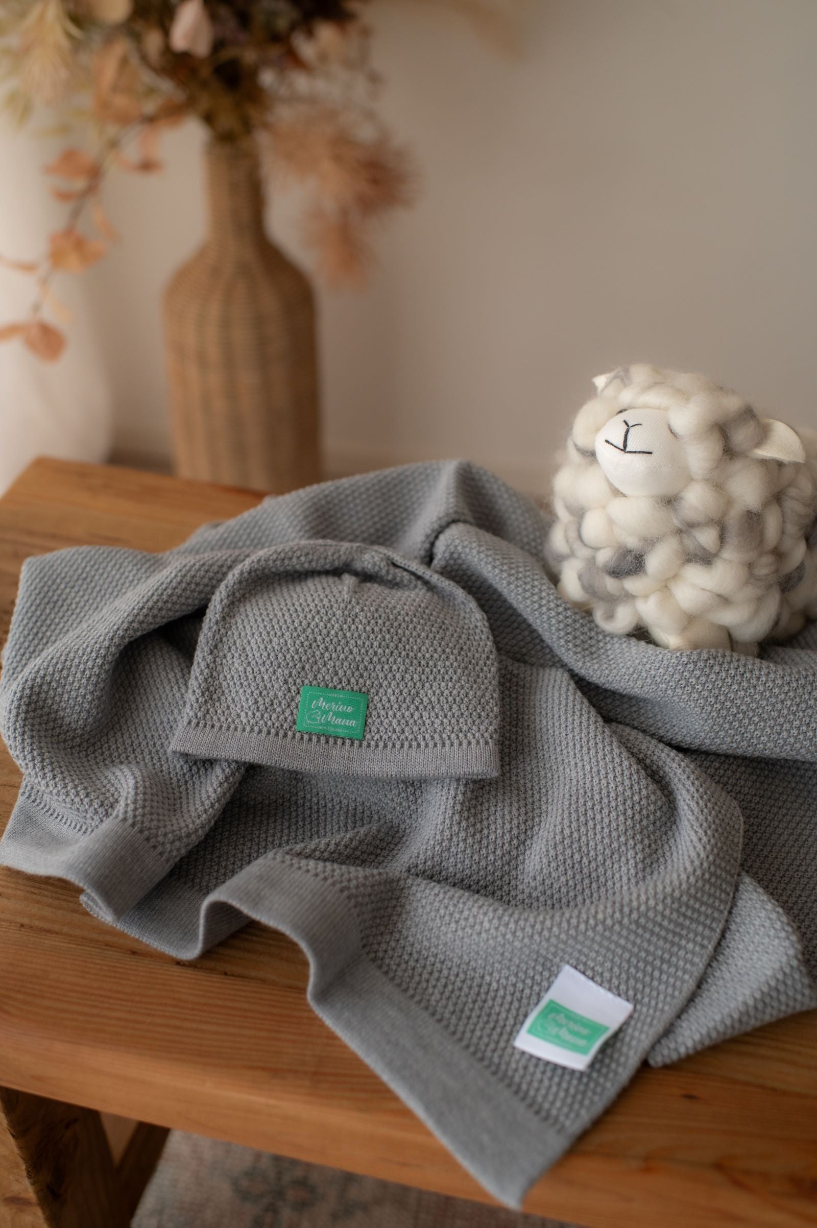 Merino Wool Baby Blankets Wraps and Hats. Made in New Zealand Merino